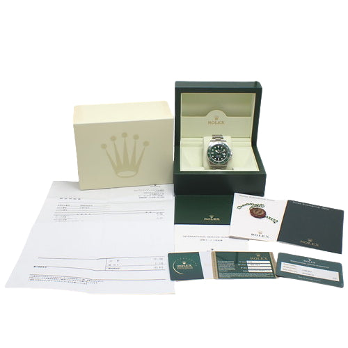 [Warranty included] 116610LV Submariner Date, Stainless Steel, G Serial (2010), Automatic, Purchased in May 2011, Green and Silver