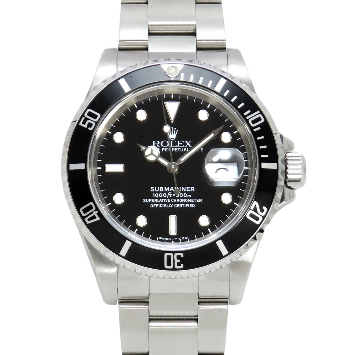 [Warranty included] 16610 Submariner Date Stainless Steel SS U-Serial (1997) Automatic Movement Purchased in May 1998 Black Silver