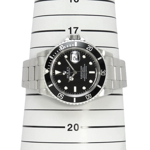 [Warranty included] 16610 Submariner Date Stainless Steel SS U-Serial (1997) Automatic Movement Purchased in May 1998 Black Silver