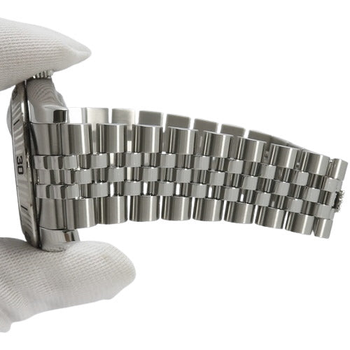 [Warranty included] 116264 Turn-O-Graph, 18K White Gold, WG Z-series (2006), Automatic, Juvre Bracelet, Purchased August 2010, Black and Silver