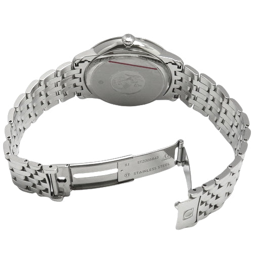[Warranty included] De Ville Prestige Co-Axial 424.10.40.20.01.001 Stainless Steel Automatic Black Silver