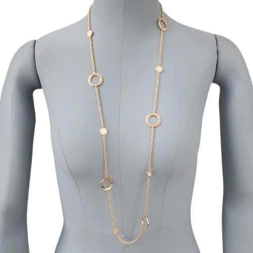 BVLGARI BVLGARI Sautoir Necklace Shell 18K Pink Gold PG Accessories Jewelry