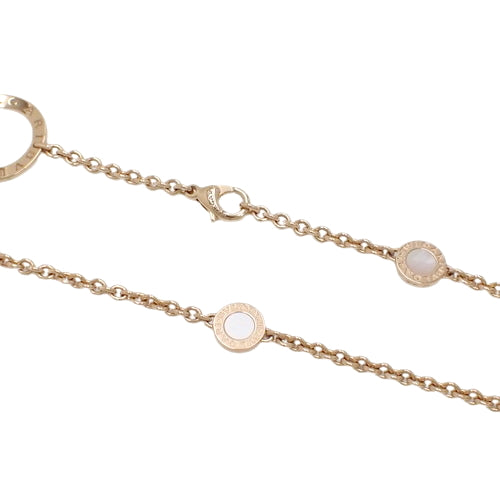 BVLGARI BVLGARI Sautoir Necklace Shell 18K Pink Gold PG Accessories Jewelry