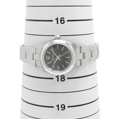 [Warranty included] 76080 Oyster Perpetual Stainless Steel A Series (1998-1999) Automatic Movement Purchased June 2000 Black Silver