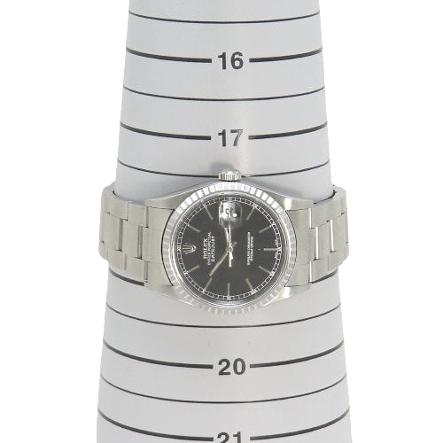 [Warranty included] 16220 Datejust SS Stainless Steel P-Serial (2000) Automatic Movement Purchased October 2001 Black Silver