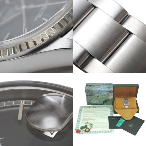 [Warranty included] 16220 Datejust SS Stainless Steel P-Serial (2000) Automatic Movement Purchased October 2001 Black Silver
