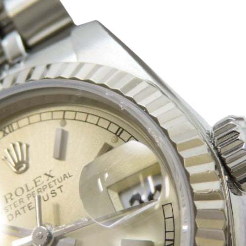 [Warranty included] 69174 Datejust White Gold/Stainless Steel L Serial (1989-1990) Automatic Movement Purchased in December 1989 Silver