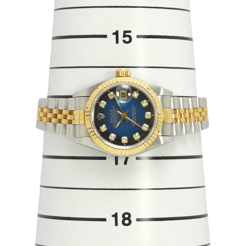 [Warranty included] 69173G Datejust YG/SS W serial (1994-1995) Automatic Blue Gradient Blue Gold Purchased in June 1995