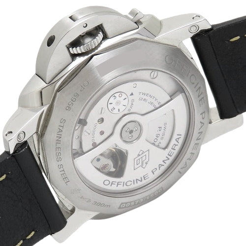 【保証書付】ルミノール 1950 3デイズ GMT オートマティック PAM00531 SS ステンレススチール/革 自動巻き 2015年4月購入 ブラック ブラック