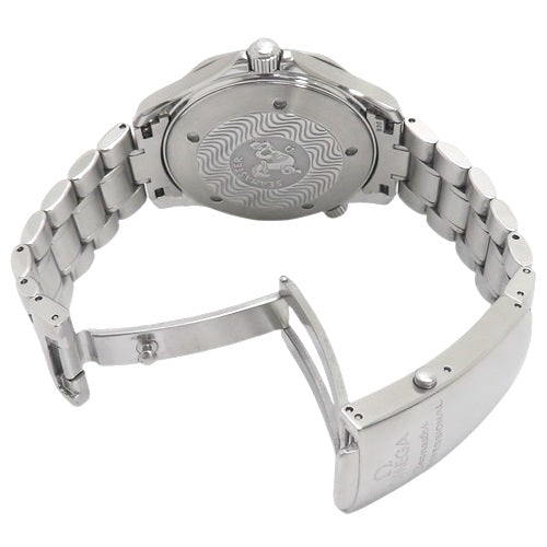 Seamaster 300m 2264.50 Stainless Steel SS Quartz Black Silver