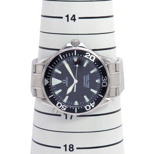 Seamaster 300m 2264.50 Stainless Steel SS Quartz Black Silver