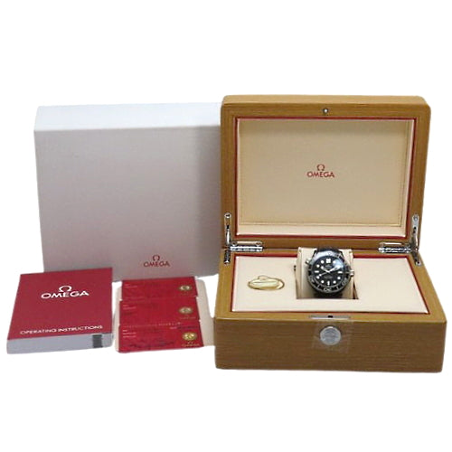 [2023 Warranty] Seamaster Diver 300m 210.92.44.20.01.001 CE/Rubber Automatic Purchased in January 2023 Black