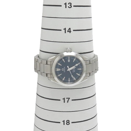[Warranty included] Seamaster Aqua Terra 150 2577.80 SS Stainless Steel Quartz Movement Purchased in April 2012 Blue Silver