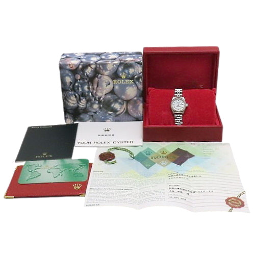 [Warranty included] 79174G Datejust White Gold/Stainless Steel F Series (2003-2004) Automatic 10PD, Purchased June 2004, White and Silver