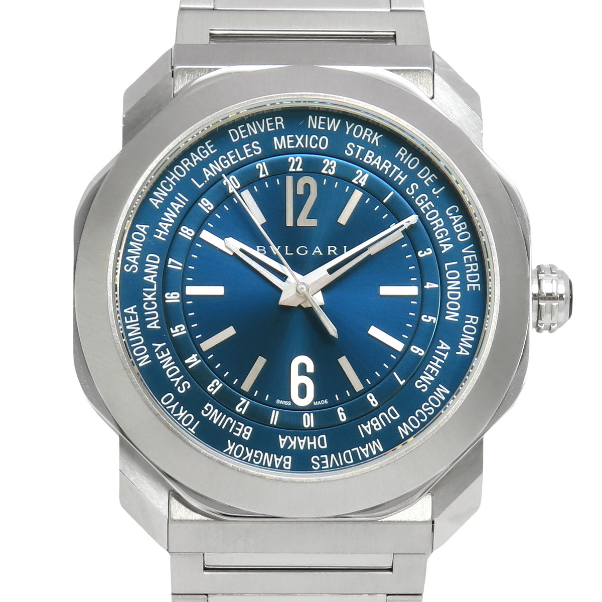Octoroma OC41SWT SS Stainless Steel Automatic Watch, Blue, Purchased November 2021