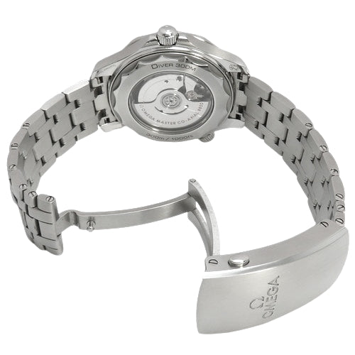 [2023 Warranty] Seamaster Diver 300M 210.30.42.20.03.001 Stainless Steel Automatic Watch, Purchased July 2023, Blue and Silver