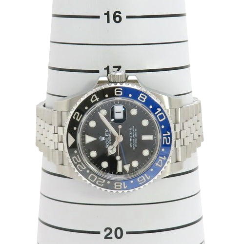 [2022 Warranty] 126710BLNR GMT-Master 2 Stainless Steel Automatic with Random Number Jubilee Bracelet, Purchased in April 2022, Black and Silver