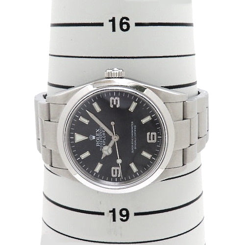 [Warranty included] 114270 Explorer 1 Stainless Steel SS Z Series (2006) Automatic Movement Purchased October 2006 Black Silver
