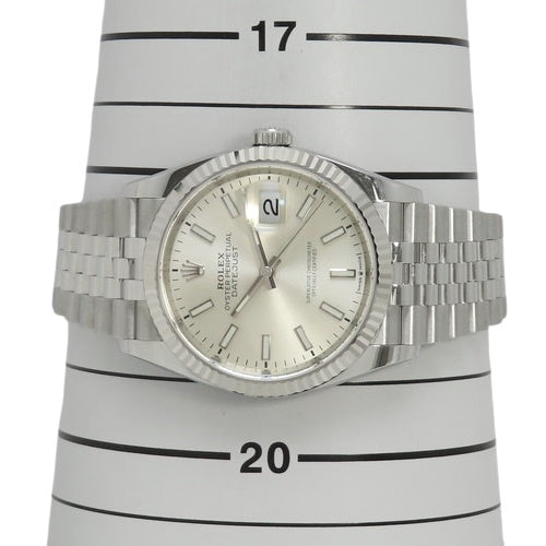 [Warranty included] 126234 Datejust 36 White Gold/Stainless Steel, Random Number, Automatic, Purchased in February 2020, Silver