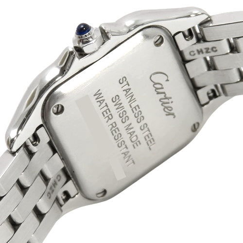 [Warranty included] Panthère de Cartier SM W4PN0007 Stainless Steel Quartz Bezel Diamond Purchased in July 2019 White Silver