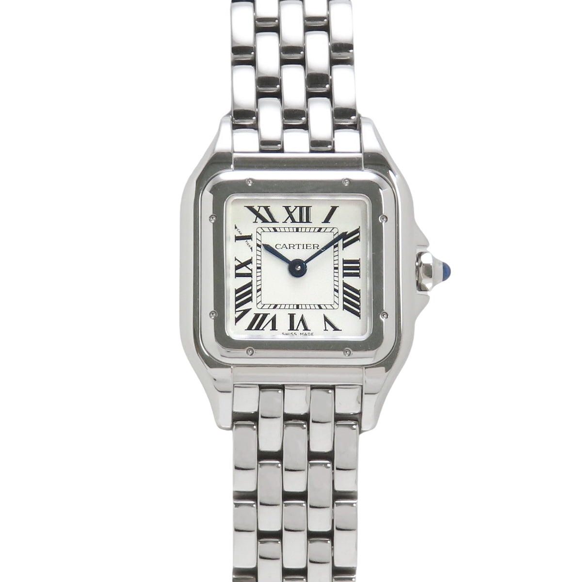 [2024 Warranty] Panthère de Cartier SM WSPN0006 SS Stainless Steel Quartz White (Purchased in May 2024)