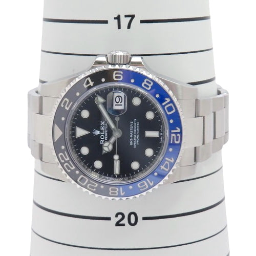 [2021 Warranty] 126710BLNR GMT-Master 2 Stainless Steel Automatic with Random Number, Purchased in September 2021, Black and Silver