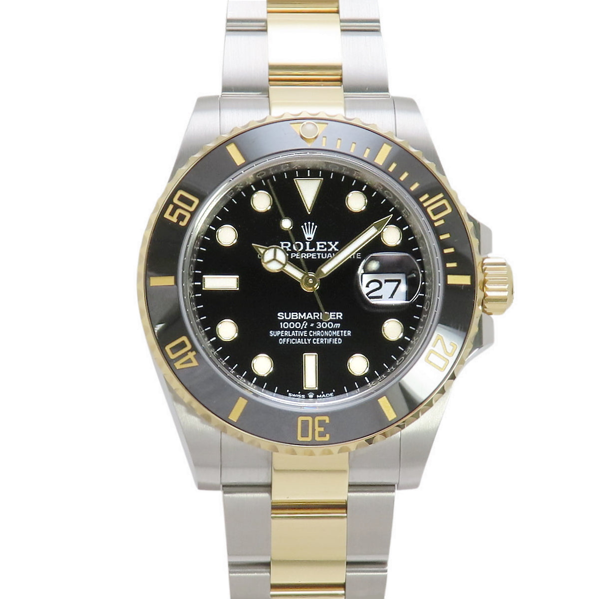 [2024 Warranty] 126613LN Submariner Date, 18K Yellow Gold, Random Number, Automatic, Purchased in May 2024, Black Gold