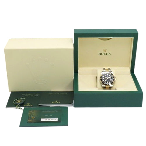 [2024 Warranty] 126613LN Submariner Date, 18K Yellow Gold, Random Number, Automatic, Purchased in May 2024, Black Gold