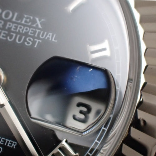 [Warranty included] 179174 Datejust SS/WG Stainless Steel Z Serial (2006) Automatic Movement Purchased July 2007 Black Silver