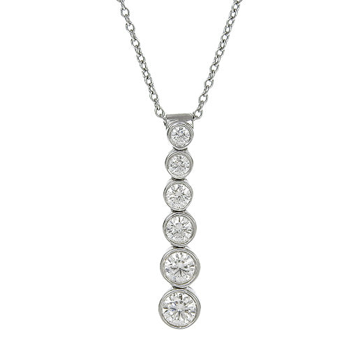 ジャズグラジュエイテッド ネックレス ダイヤモンド ダイヤモンド プラチナ Pt950 アクセサリー ジュエリー 6PD