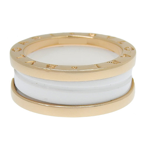 B-zero1 Ring 347021, 18K Pink Gold with PG and White Ceramic, Size 11.5 (51.5), with 2023 Warranty.