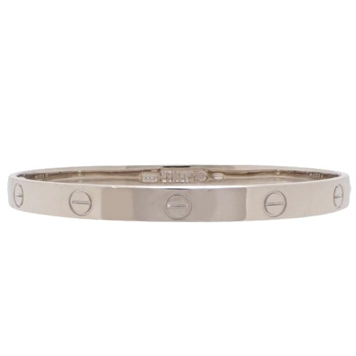 ラブコレクション LOVE ブレスレット クラシックモデル B6067617 K18 ホワイトゴールド WG ラブブレスレット アクセサリー ジュエリー 旧型