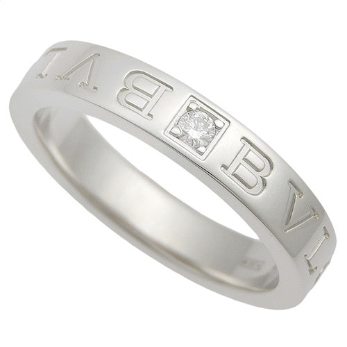 B.zero1 Essential Diamond Band Ring 339992 (current as of November 2024) in 18K White Gold, WG, Accessory, Jewelry, 1PD, B-zero1, Size 13.5 (53.5)