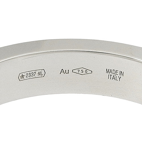 B.zero1 Essential Diamond Band Ring 339992 (current as of November 2024) in 18K White Gold, WG, Accessory, Jewelry, 1PD, B-zero1, Size 13.5 (53.5)