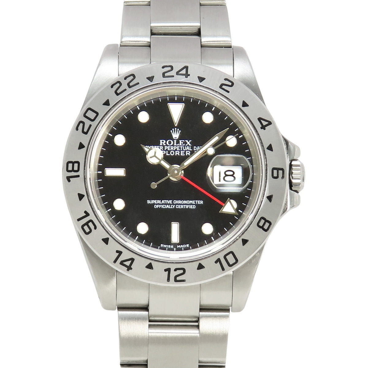 [含保修] 16570 Explorer 2 不锈钢 SS K 系列 (2001) 自动机芯 2002 年 1 月购买 黑色 银色
