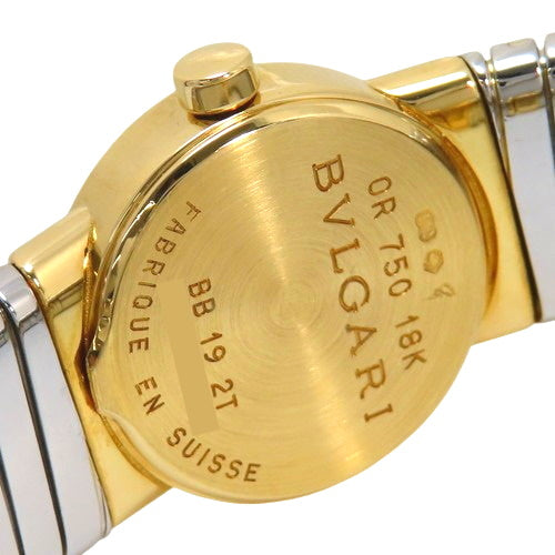 Bvlgari Bvlgari Tubogas BB192T YG/SS Quartz Watch, Black/Silver, Purchased January 2003, with Warranty