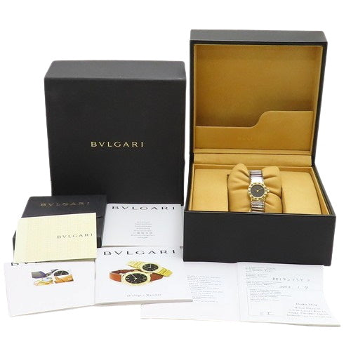 Bvlgari Bvlgari Tubogas BB192T YG/SS Quartz Watch, Black/Silver, Purchased January 2003, with Warranty