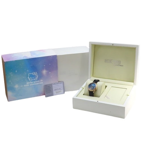 4.89E+12 Hello Kitty Cosmo Tourbillon Stainless Steel SS/GP Hand-wound Blue