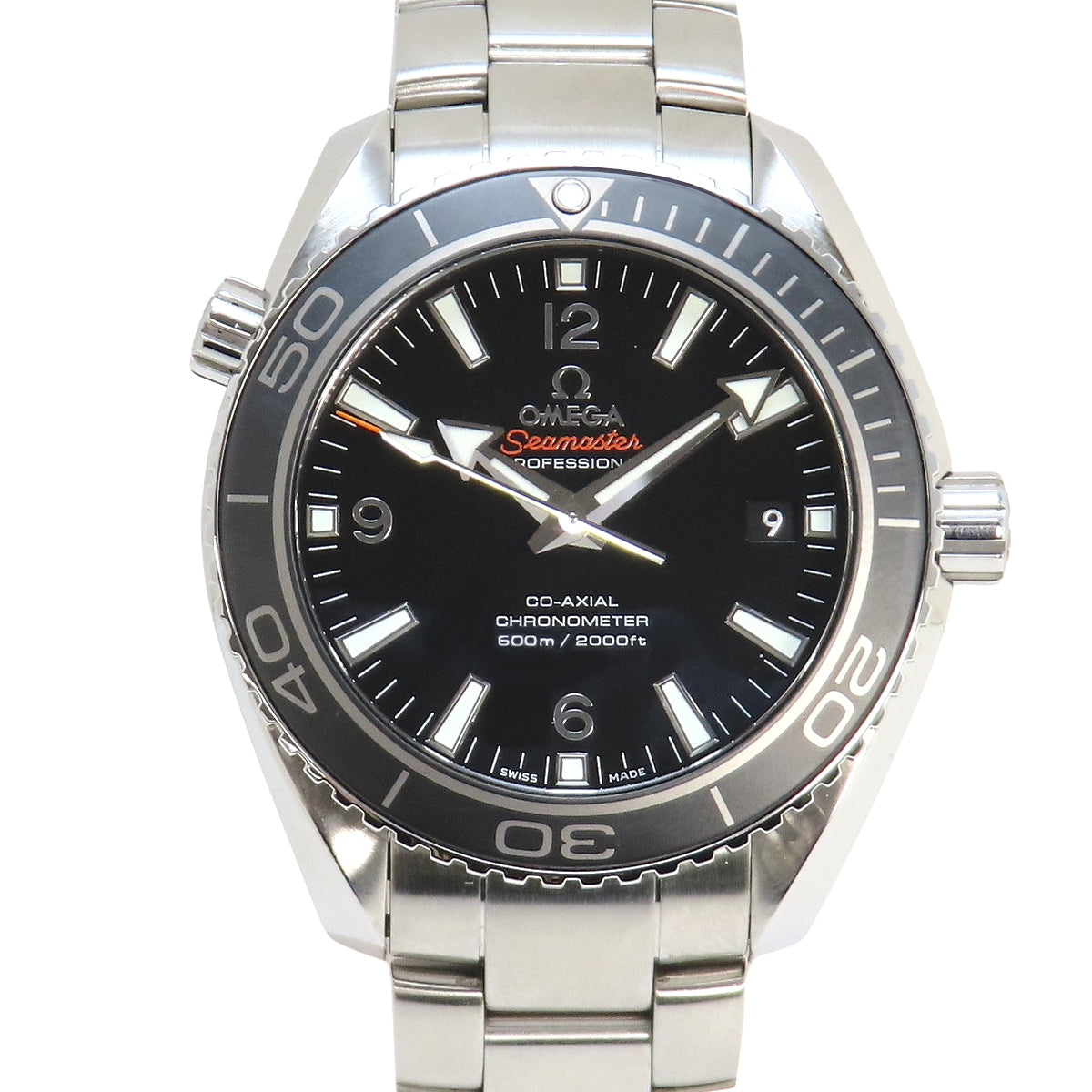 [Warranty included] 232.30.42.21.01.001 Seamaster Planet Ocean Stainless Steel Automatic Black