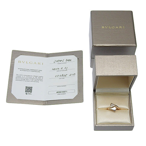 Diva Dream Diamond/Mother-of-Pearl Ring (353806) with 2024 Warranty (Current as of February 2025) in 18K Pink Gold with Mother-of-Pearl Diamond Pavé, 7PD, Size 10 (50)