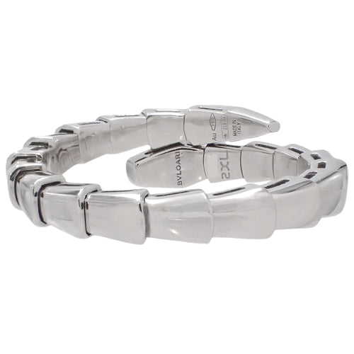 Serpenti Viper Ring 358650 K18 White Gold WG Accessories Jewelry Sizes 20 (40) and up