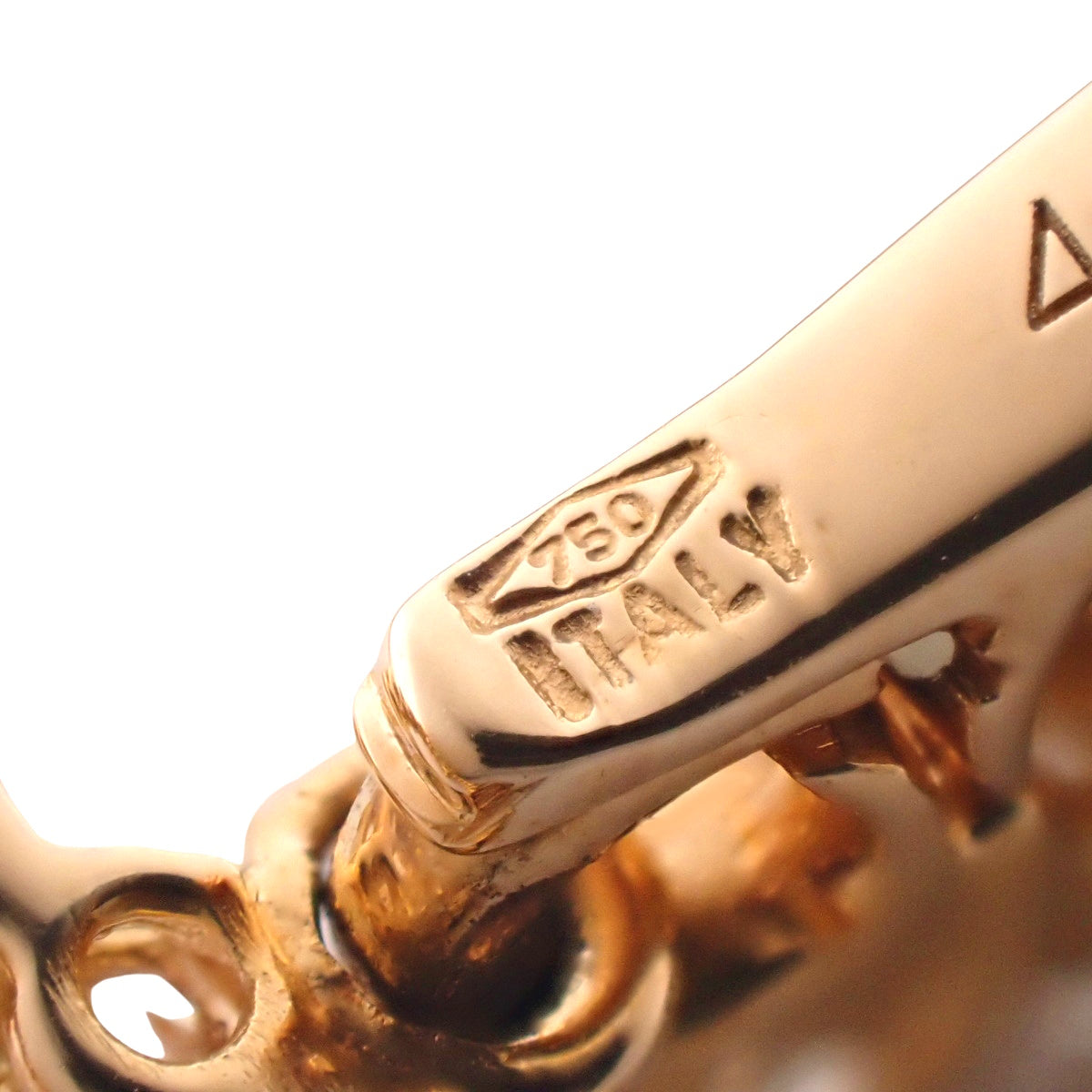 Leo Pizzo Swing 钻石项链 4.65/0.22 玫瑰金 K18PG