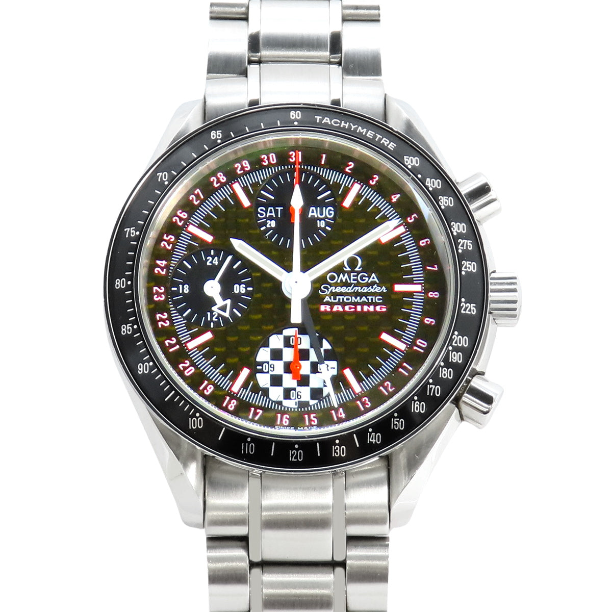 【保証書付】 3529.5 スピードマスター レーシング ミハエル・シューマッハ SS 自動巻き ブラック