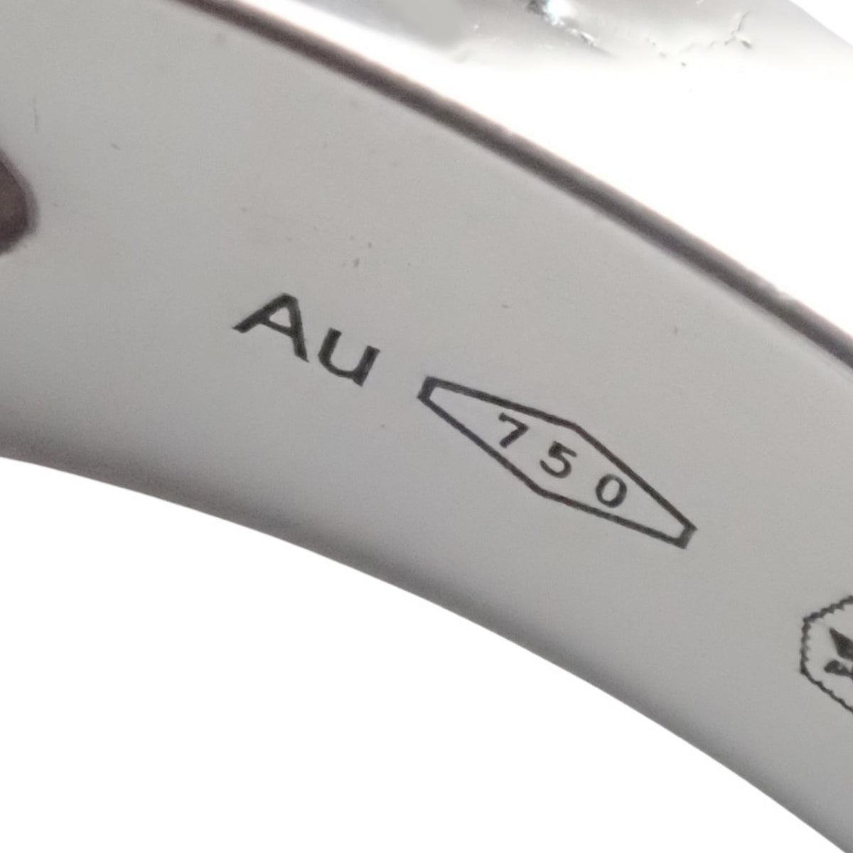 18K 白金和白金 Diva Dream 开口钻石戒指