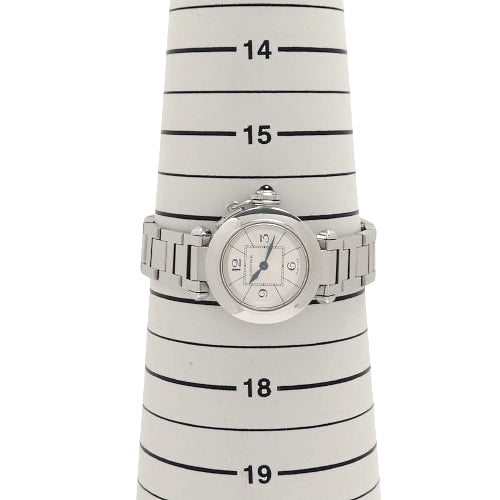 【保証書付】ミス パシャ W3140007 ステンレススチール SS クオーツ 2010年7月購入 シルバー シルバー