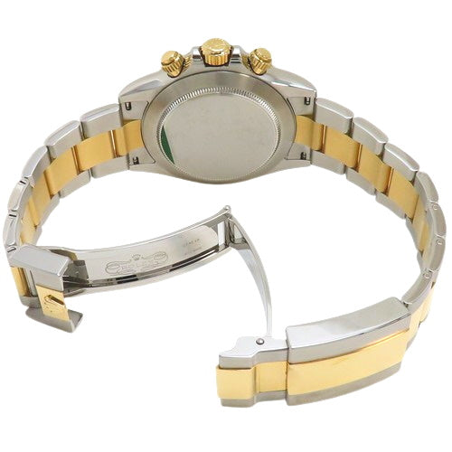 [2022 Warranty] 116503 Cosmograph Daytona Stainless Steel x Yellow Gold Automatic Watch, Random Number, Purchased in January 2022, White, Silver