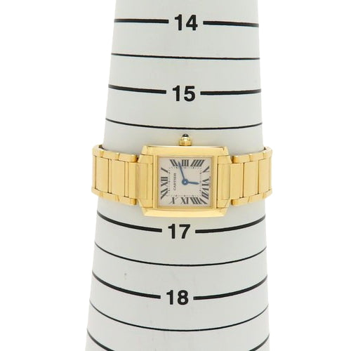 W50002N2 タンクフランセーズ SM K18 イエローゴールド YG クオーツ ホワイト