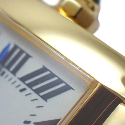 W50002N2 タンクフランセーズ SM K18 イエローゴールド YG クオーツ ホワイト
