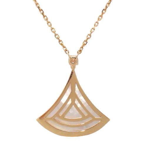 Diva Dream Necklace, Mother of Pearl and Diamond, 358671, 18K Pink Gold with 2023 Warranty.