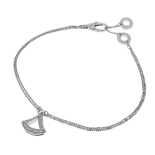 Diva's Dream Bracelet, Small, Diamond, 18K White Gold, WG